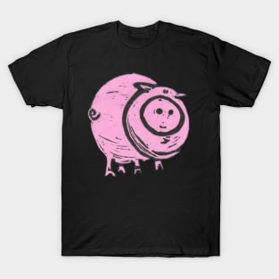 Pig, A Big, Fat, Pink Pig, what's not to love about piggies?! T-Shirt